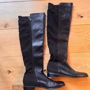 Tahari Black Over the Knee Boots